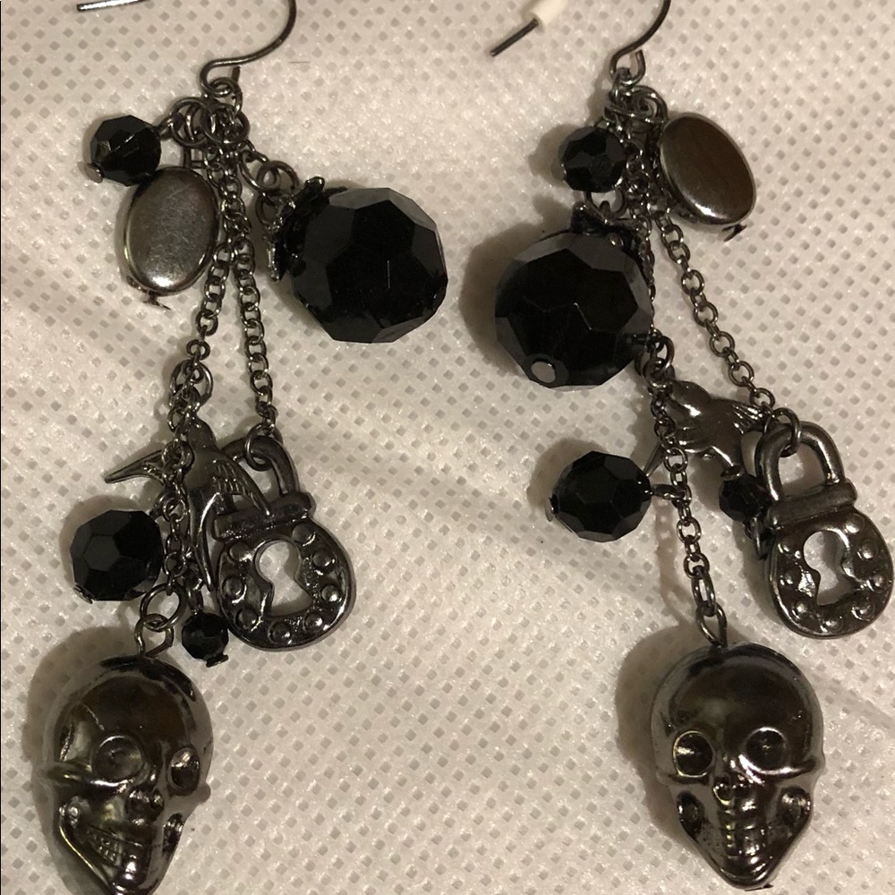 Urban Outfitters Skull Earrings